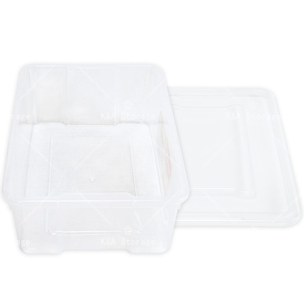Max A4 Size Plastic Storage Container 10L With Lid(Minimum order