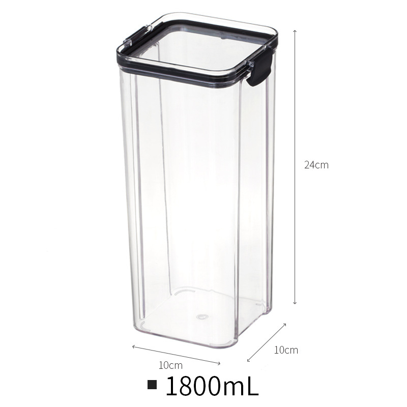 Crystal Clip Storage Box 1800ml (Minimum Order Quantity: 12) - Gooya