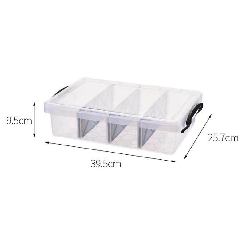 6L Plastic Storage Box With Removable Dividers (Minimum Order Quantity