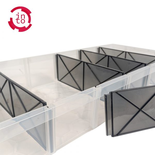 10L Plastic Storage Box With Removable Dividers (Minimum Order Quantity:  10) - Gooya
