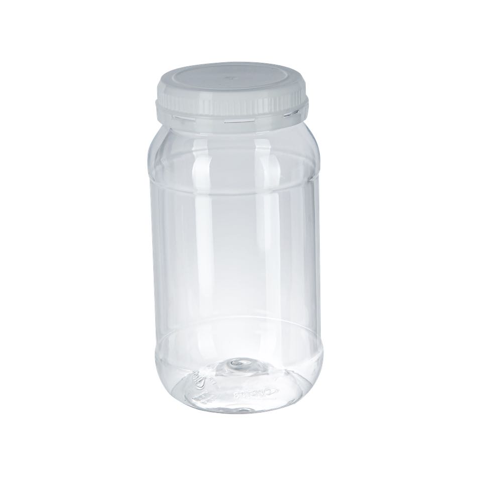 750ml Clear Screwtop Jar Tamper Evident Seal (Minimum order quantity12
