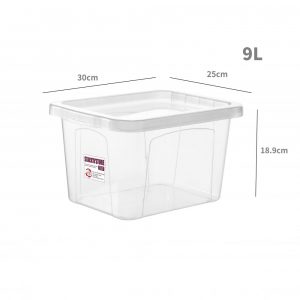 Into 9L Clear Plastic Stackable Storage Box Wholesale Melbourne